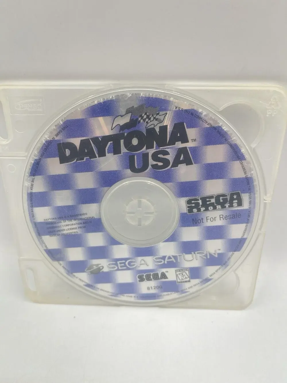 Daytona USA (Sega Saturn, 1995) Disc Only. Tested. Very Good Condition